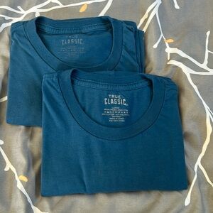 Lot of 2 True Classic men’s large shirts